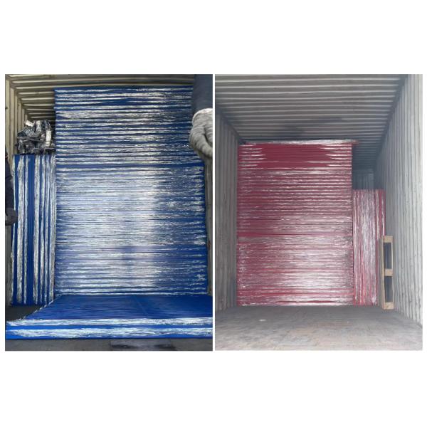 Used Powder Coated Construction Canada Temporary Site Fence Panel for Sale