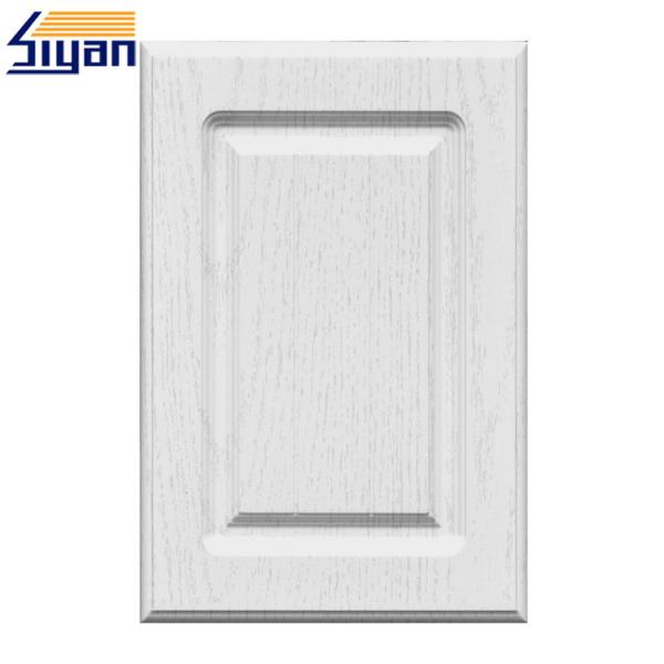 European White Classic Cabinet Doors MDF Board With PVC Film Surface