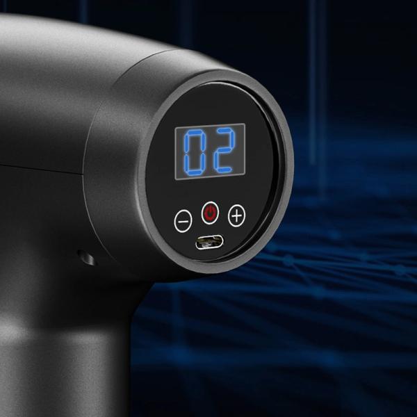 Timing Control Portable Hand Held Vibration Massage Gun for Deep Tissue Relaxation