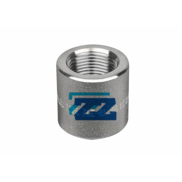 316 Stainless Steel Pipe Fittings 1 / 4  6000 LB NPT Coupling BS 3799
