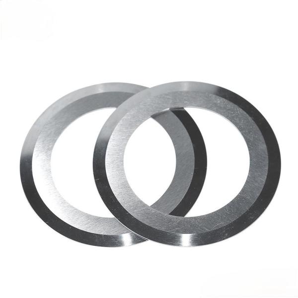 1.5 mm Espessura Carbide de tungstênio Rotary Slitter Knife Peças de máquinas de corte industrial