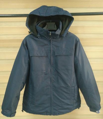 Warm Breathable Mens Light Padded Jacket Fake 2 In 1 Water Resistant