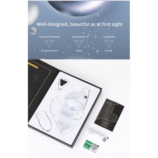 5 morceaux de silicone réutilisable de couverture faciale de masque hydratant le masque de peau de silicone de visage