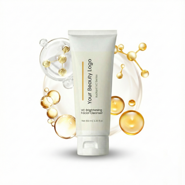 Customized VC Brightening Cleanser With Mild Amino Acid Formula Containing Vitamin C  For Dull Skin Cleaning Moisturizing And Even Skin Tone