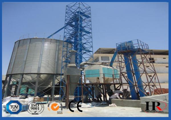 468CBM Grain Storage Silo , Insulated Sealed Paddy Rice Storage Silos