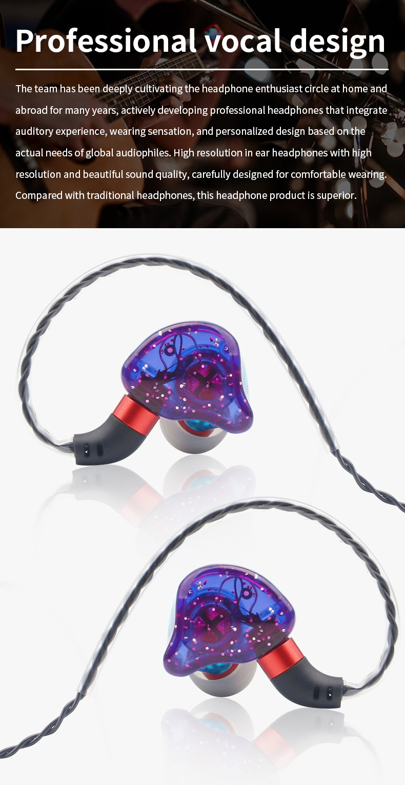 ML-AZ04 Type‑C/3.5mm Wired In‑Ear Earphones, 10mm Dynamic Driver HiFi Stereo Earbuds, Ergonomic Over‑Ear Hook Design with Built‑in Microphone Volume Control, 360° Surround Sound Sports Headphones