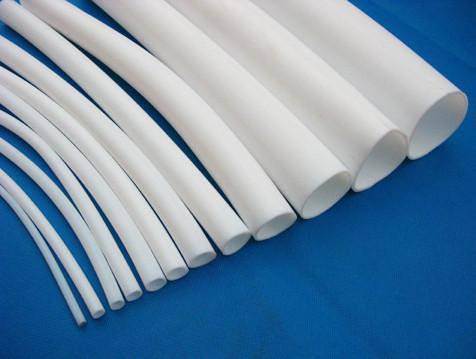 Natural White Extruded Polytetrafluoroethylene Tube For Wire , 0.5mm-250mm