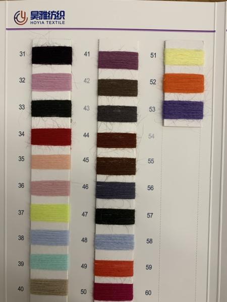 1/15NM Blending Soft Silk Long Mink And Rabbit Yarn For Hand Woven Sweater Bodysuit