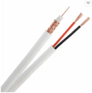 Cabo coaxial Siamese de cabo coaxial CCS CCA Tine Rg 59 do CCTV com 2c Rg6