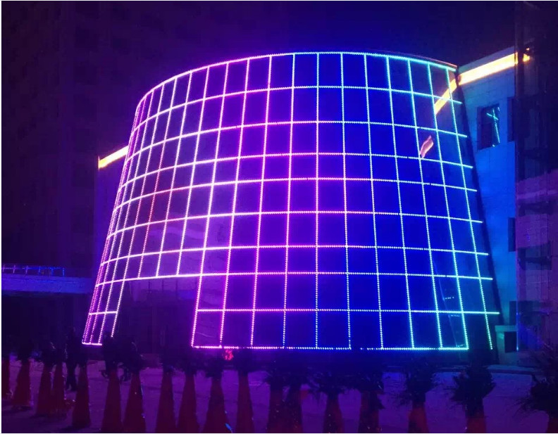 12mm Square LED Point Light Source  High Brightness Addressable LED Point Lights Waterproof IP67 SmartPixel Lights for Outdoor Decoration Building Facade Signage Lighting