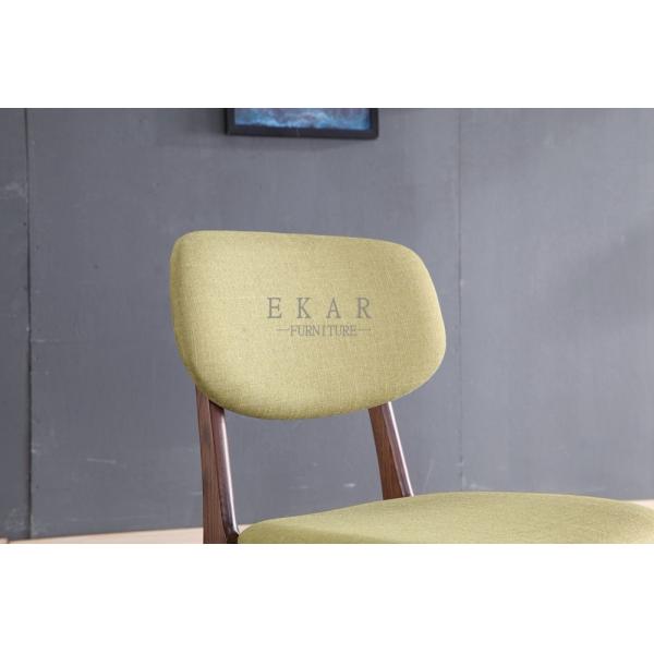 Fabric Modern Fashion Design Ash Wooden Dining Chair