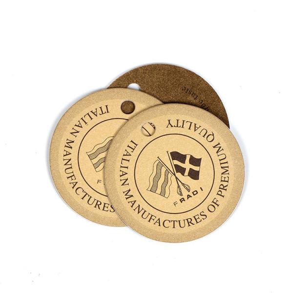 Повторно использованный изготовленный на заказ hangtag качания бумаги логотипа для одежды