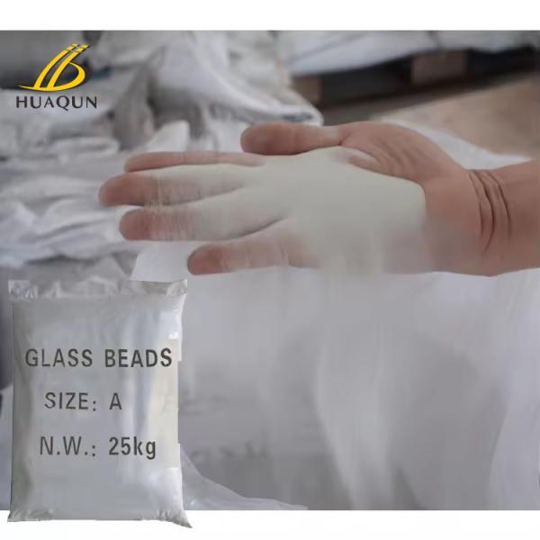 Reflective Paint Glass Beads Transparent Glass Microbeads Free Sample