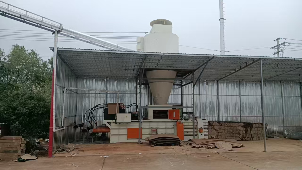 25Mpa Hydraulic Scrap Baling Press Machine 10-18 Tons/Hour  PLC Control