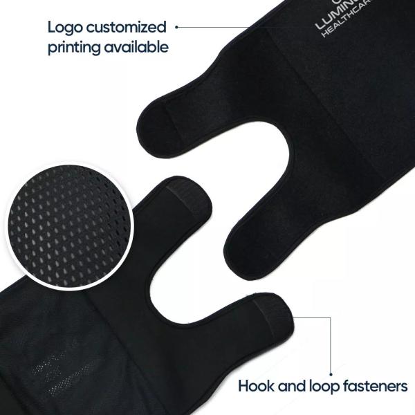 Расчалка колена длинноволновой части инфракрасной области бесшнуровая с подогревом для размера артрита 55×25км