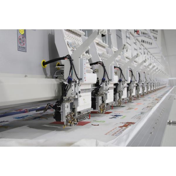 24 Heads Computer Twin Sequin Embroidery Machine With Auto Cutting System