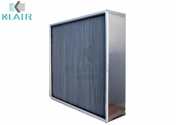 Resistência térmica ínfima 350℃ de filtro de ar da eficiência elevada de aço inoxidável