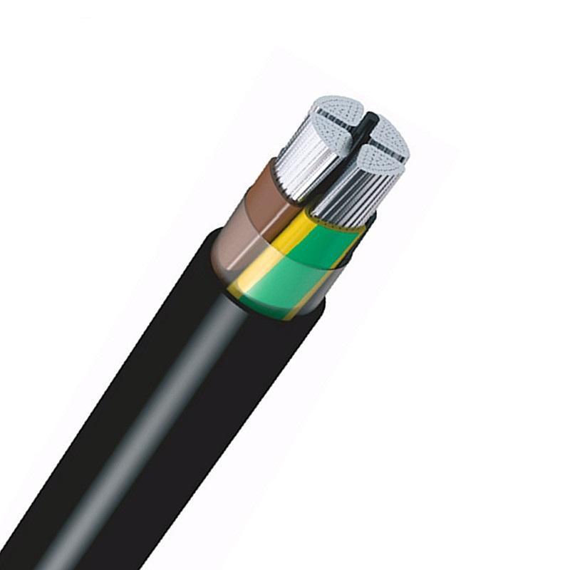 Covered Aluminum XLPE YJV Cable 4x95-240mm 0.6/1KV Underground PVC Jacket Industrial Power Cable