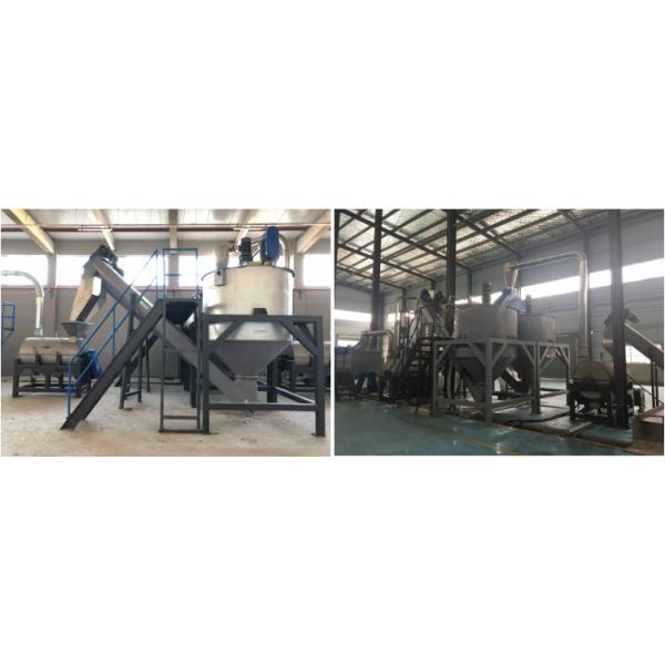 185KW Pet Bottle Washing Line Recycling Plant PLC 300kg/H NSK SKF