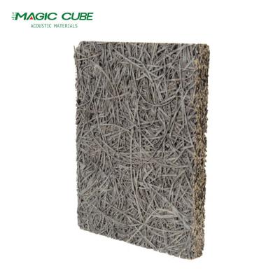 Industrial Design Fire Proof Wood Wool Acoustic Panel For Wood Keel Installation
