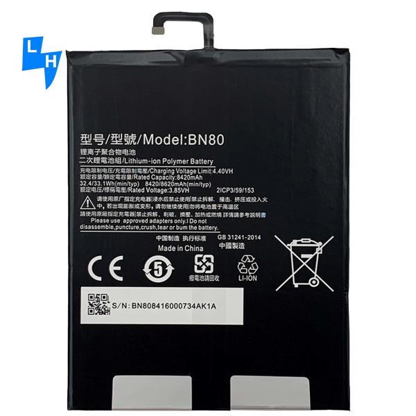100% OEM Mobile Phone Battery BN80 for Xiaomi Mi Pad 4 Plus Xiaomi Compatible