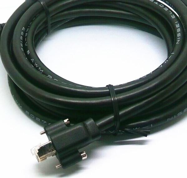 RJ45 male to male cable with mount pannel screw