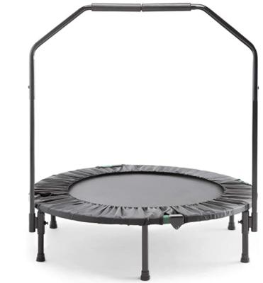best fitness trampoline with handle, fitness trampoline with bar, foldable fitness trampoline