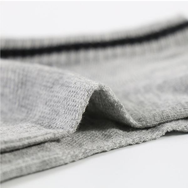 Daily Wear Men's Cotton Ankle Socks with Absorbent Fabric and Letter Pattern