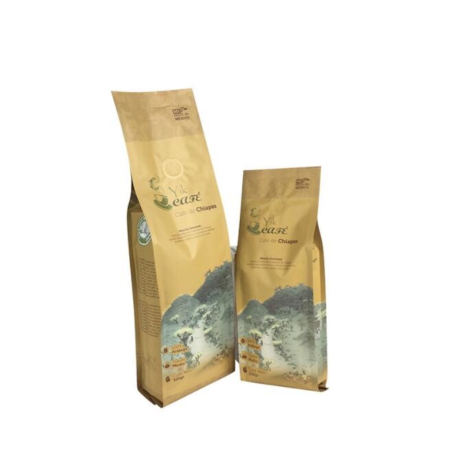 напечатанные 250g 500g 1000g стоят вверх Gusseted сумки с одной связью олова клапана пути