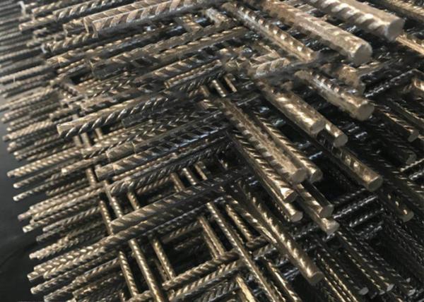 HBGB Concrete Reinforcement Welded Wire Mesh 6 Gauge 250mm Ribbed Steel Bar