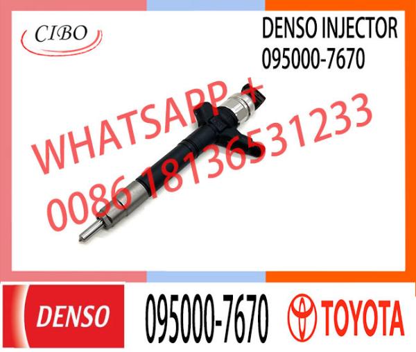 Nozzles 095000-7670 Diesel Fuel Common Rail Injector 095000 7670 0950007670 for Toyota
