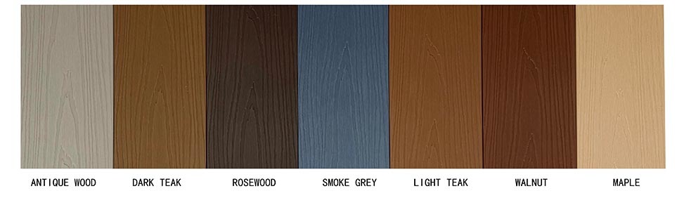 140*25mm WPC Composite Decking Semi Co Extruded Board for Outdoor Patio Deck