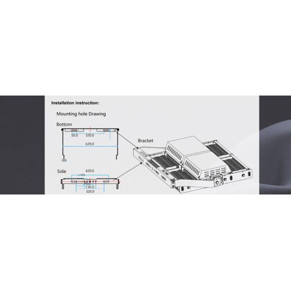 освещение приведенное рангоута 76800льм 480В 165льпв высокое для теннисного корта