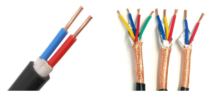 Copper Wire Braided Shielded Control Cable KVVP NYCY Flame-retardant CU/PVC/CWS/PVC Cables