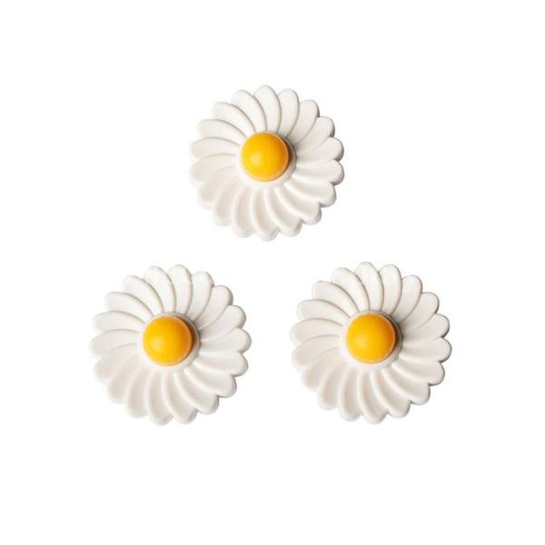 Étiquette dure de détail de la fleur rf du magasin EAS d'anti vol avec Pin Or Lanyard
