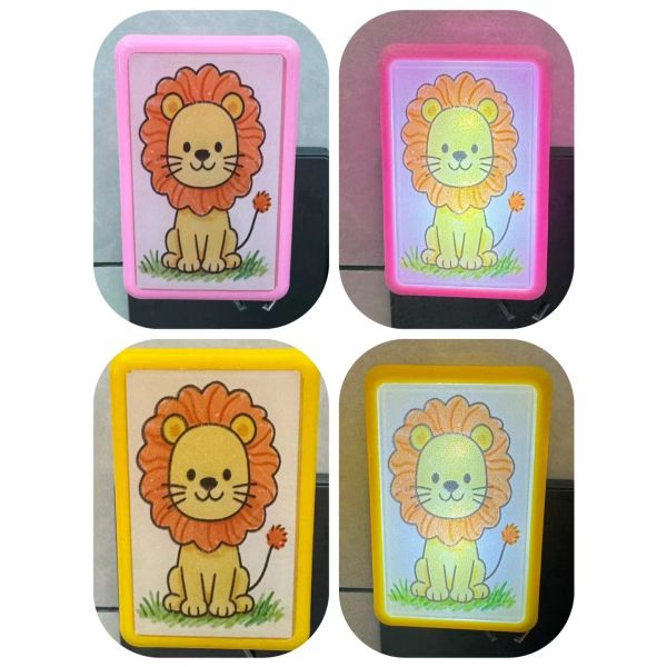Plug In Night Light Lamp Cute Look Plastic Base Material Providing Convenient Nighttime Lighting for Home and Office