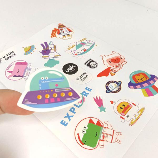 Компания Carroot Die Cut Наклейка Водонепроницаемая Пользовательская Виниловая Наклейка