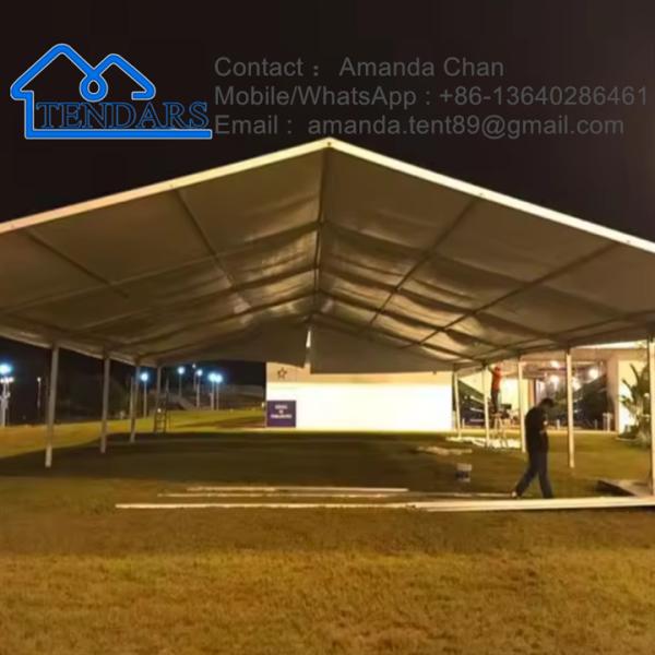 Venda a quente Impermeável custom Alumínio Frame PVC Roof Party/Warehouse/Wedding Tent para venda