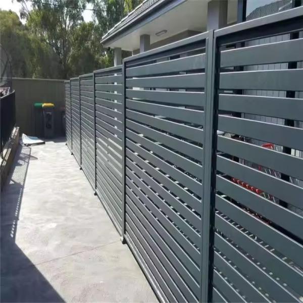 Durability Weather Resistant Steel Fence With Aluminum And Powder Coated Finish