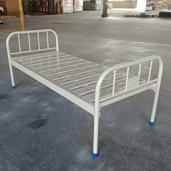 Ward Flat Steel Hospital Bed Stable Design General Patient Care Basic Standard