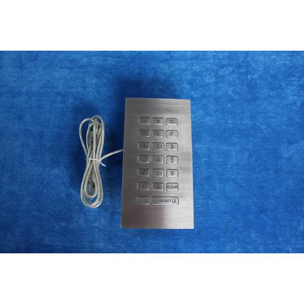 Backlight Stainless Steel Keypad 20 Buttons Metal Numeric Keypad