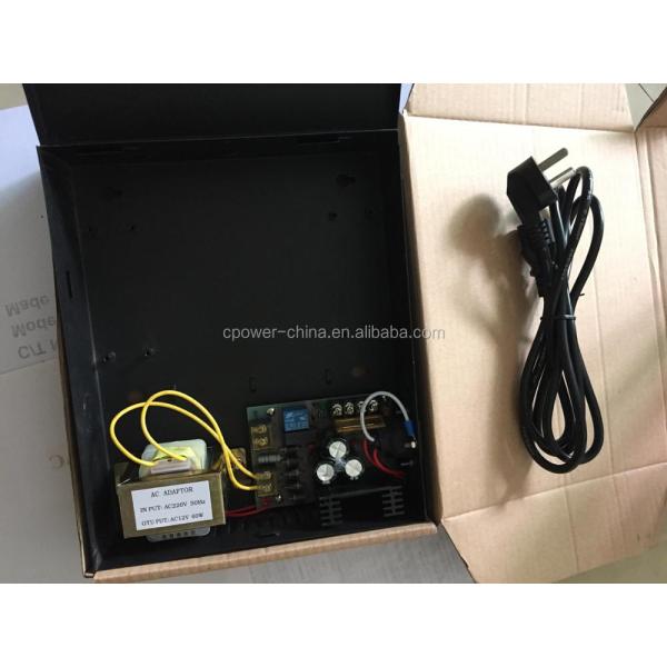 Access Control 12V 5A 60W Portable 220V Battery Power Supply for Easy Installation