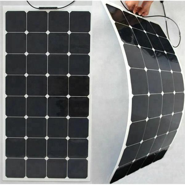 360W SUNPOWER Panneau solaire flexible avec câble de 90 cm TUV CE CQC ISO 18V 24V 36V 48V