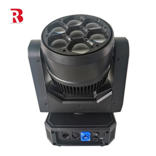 Zoom Rainbow Effect Dj Disco 7x40w Beeye Rotating LED Moving Head Light