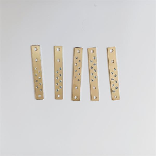 Electric Bronze Automotive Stamping Parts Polishing Finish ODM Service