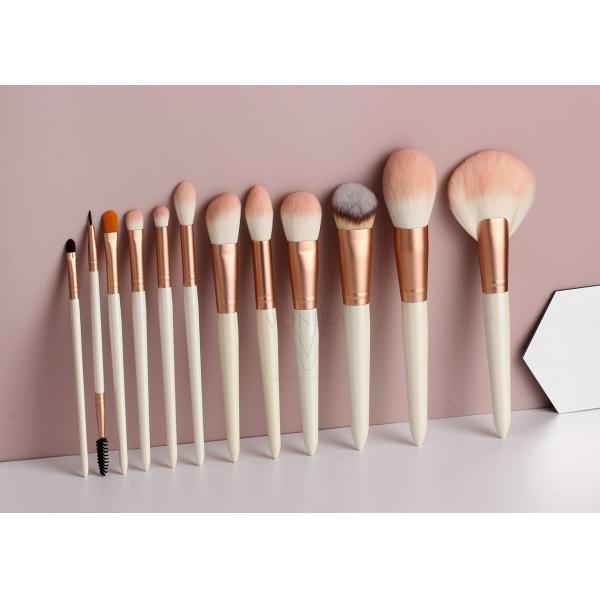 Vonira Beauty двойная макияжная щетка с макияжным покрытием и макияжной щеткой с двойным концом с деревянной ручкой