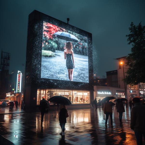 Безопасность P4 Внешний водонепроницаемый светодиодный дисплей Водоотталкивающий Долгий срок службы