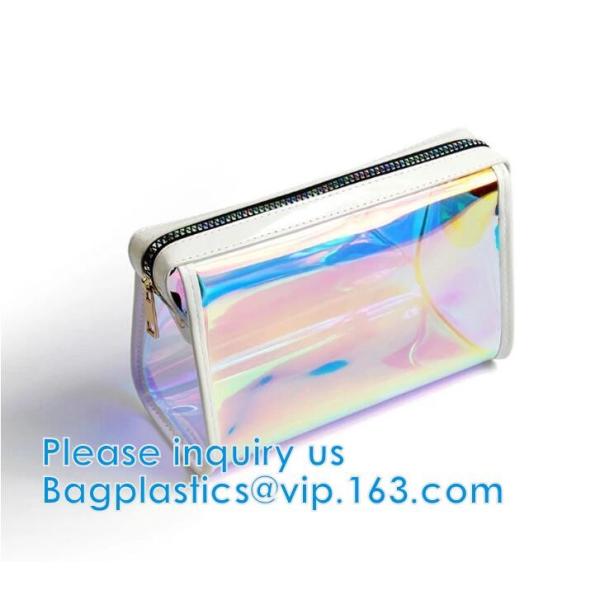 Makeup Cosmetic Bag Underwear Professional Makeup Bag Slider Closure Zip For Tower Clothing Slider Zipper Bag