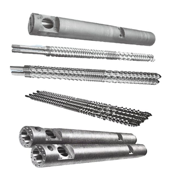 Ra0.4um Surface Roughness Parallel Twin Screw and Barrel with 0-600rpm Screw