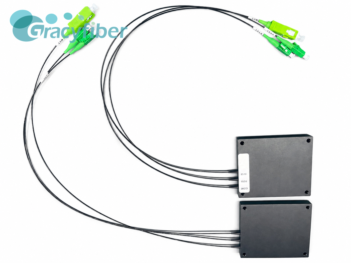 C Band AWG Module Fiber Optic DWDM Multiplexer Demultiplexer For Spectral Analysis
